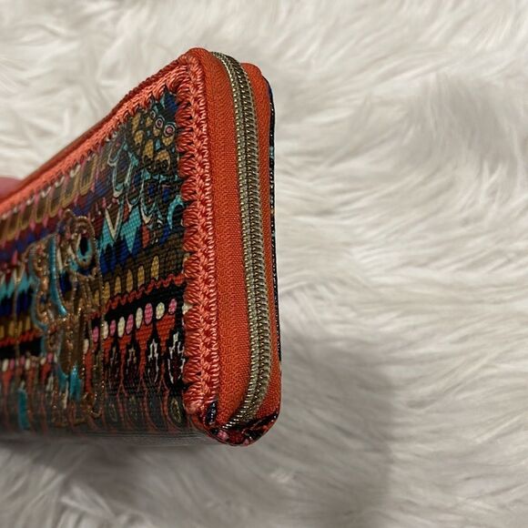 Sakroots Elephant Print Zip Around Wallet - Picture 3 of 16